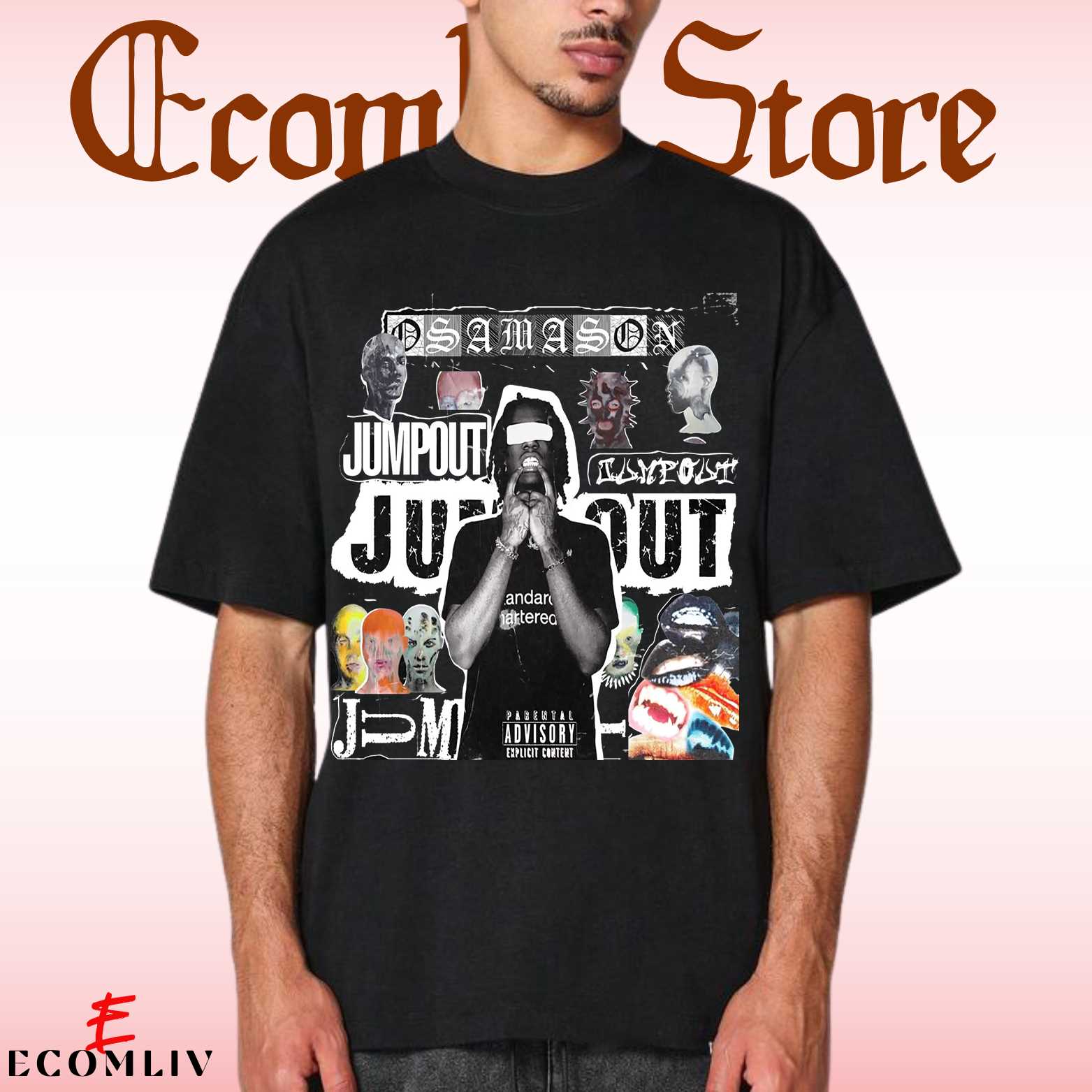 Osamason Graphic Tee, Osamason Street Heat T-Shirt, Unisex T-Shirt